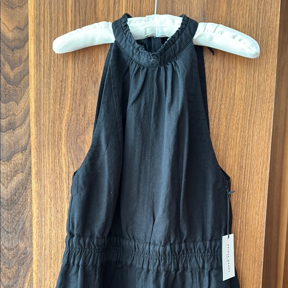 Apiece Apart Elegant Black Sleeveless Jumpsuit
